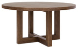 Driftwood 60" Round Dining Table Worn Saddle - Dark Brown by Hooker Furniture - View 1