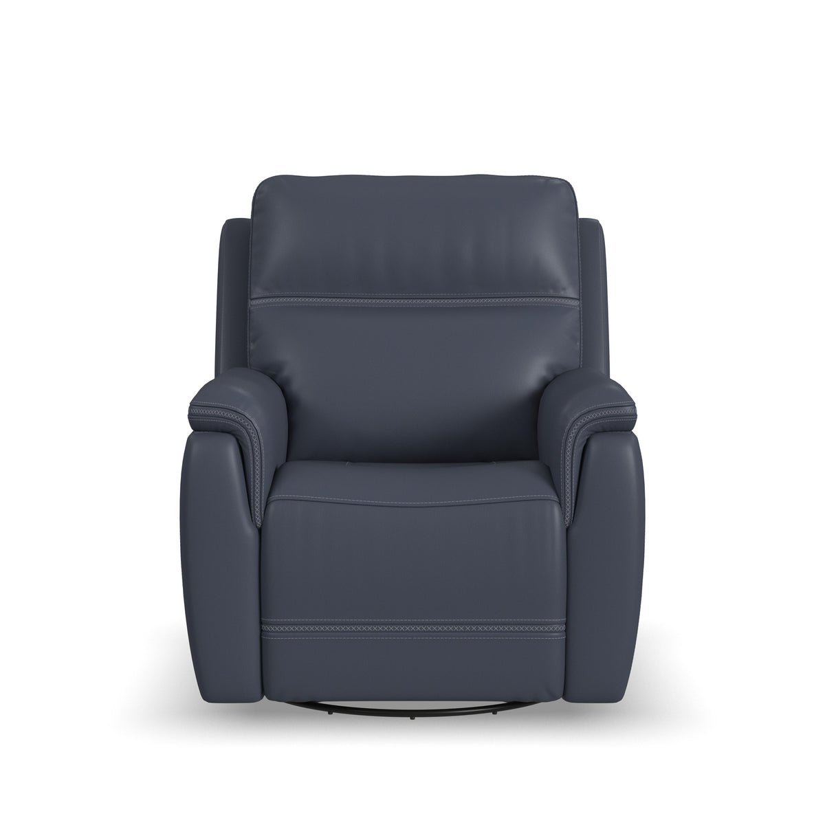 Sawyer Swivel Glider With Power Headrest, Lumbar, Heat & Massage - Blue | Flexsteel