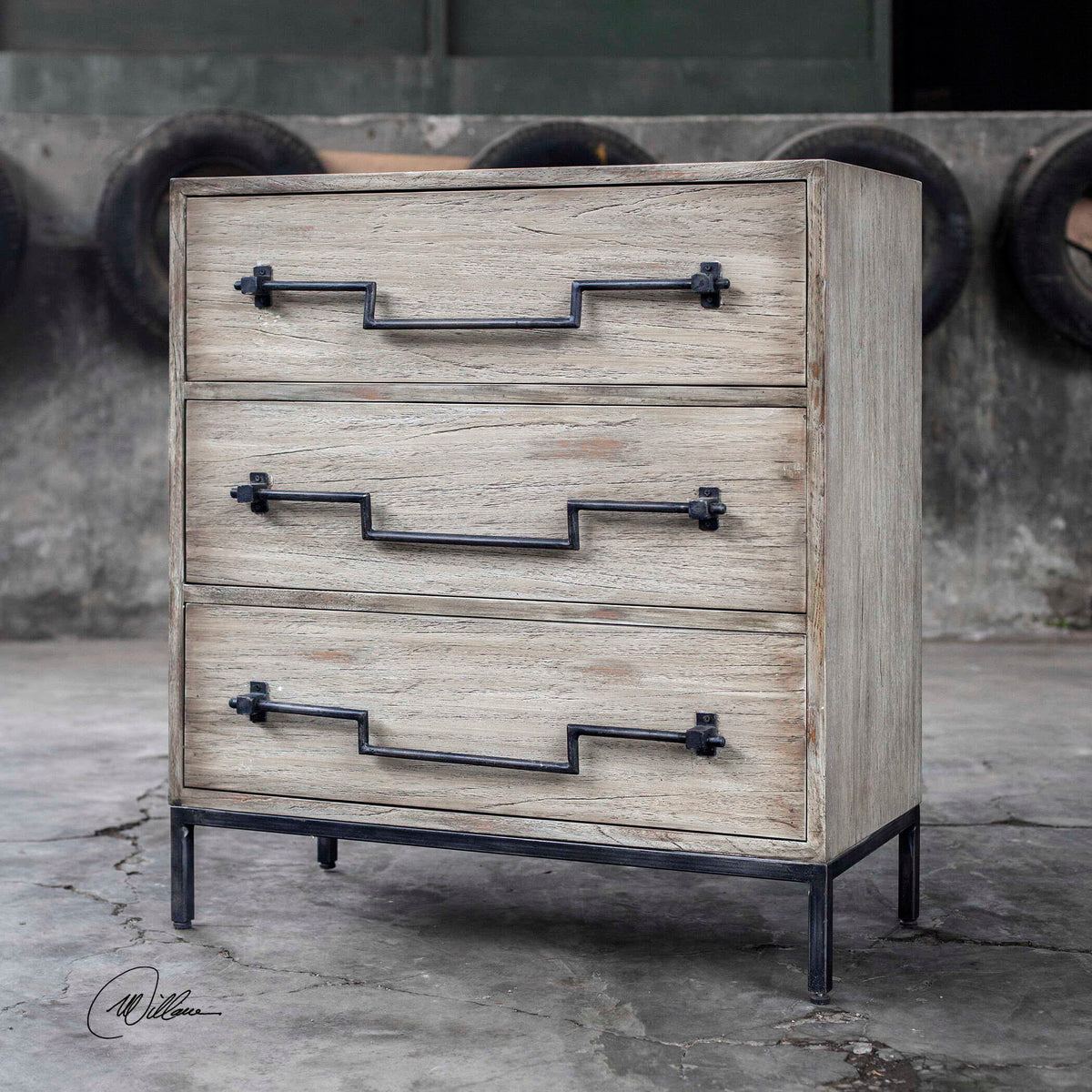 Jory Accent Chest Aged Ivory - Beige by Uttermost - View 8