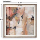 Uphill Framed Abstract Print - Light Brown by Uttermost - View 8