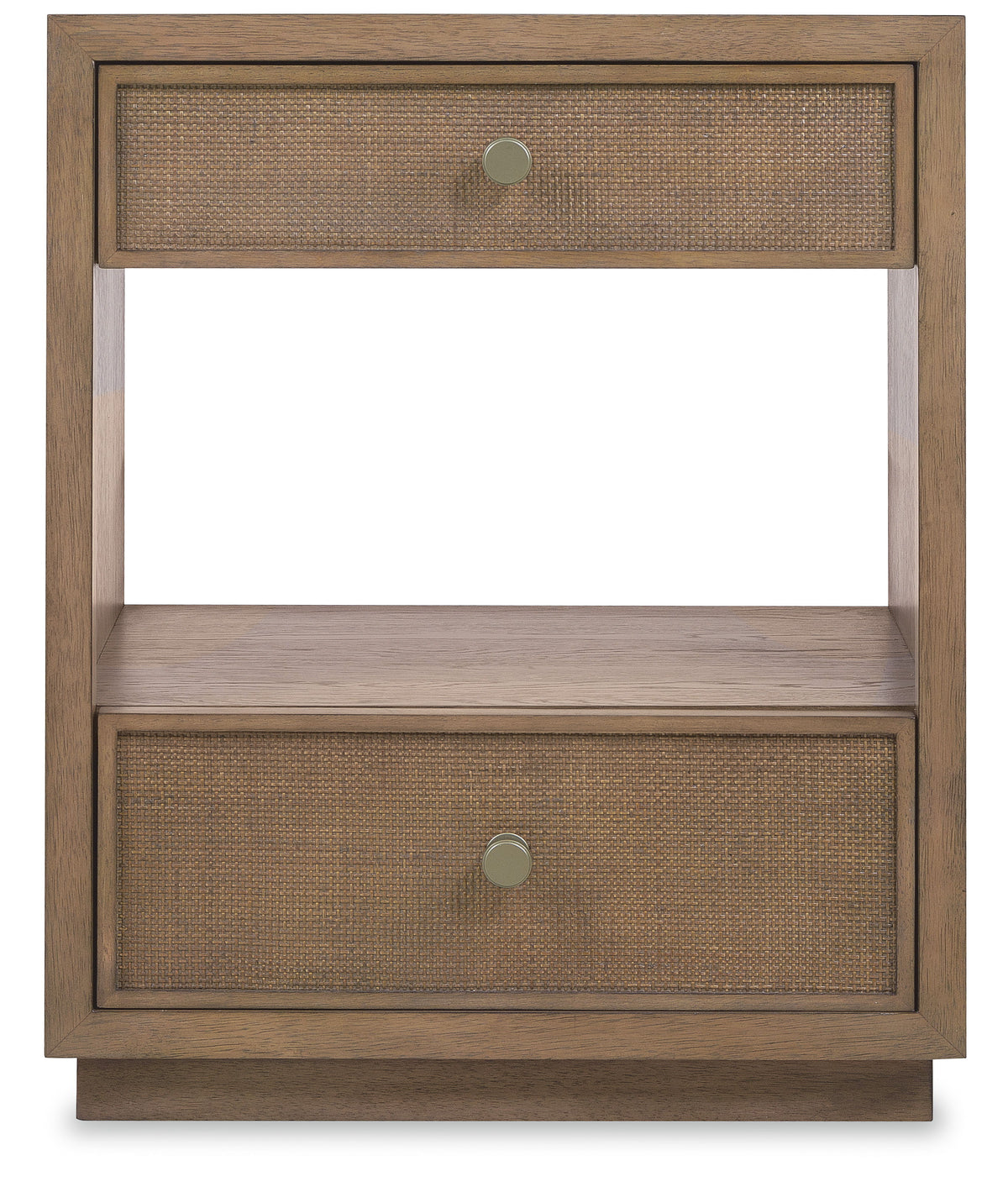 Sonnet Two-Drawer Nightstand - Dark Gray / Light Brown by Hooker Furniture - View 4