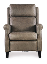 Hurley Power Recliner With Power Headrest - Dark Gray by Hooker Furniture - View 6