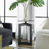 Deltoid Accent Table Gunmetal - Black by Uttermost - View 2