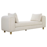 Repose Oversized Ivory Bench - Beige by Uttermost - View 4