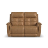 Ranger Power Reclining Loveseat With Power Headrest, Lumbar, Heat & Massage - Oakridge | Flexsteel