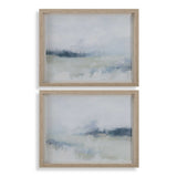 Breezy Vista Vista Framed Prints (Set of 2) - Light Blue by Uttermost - View 1