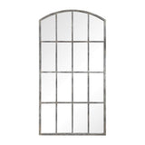 Amiel Arched Mirror Ivory - Silver / White by Uttermost - View 1