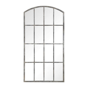 Amiel Arched Mirror Ivory - Silver / White by Uttermost - View 1