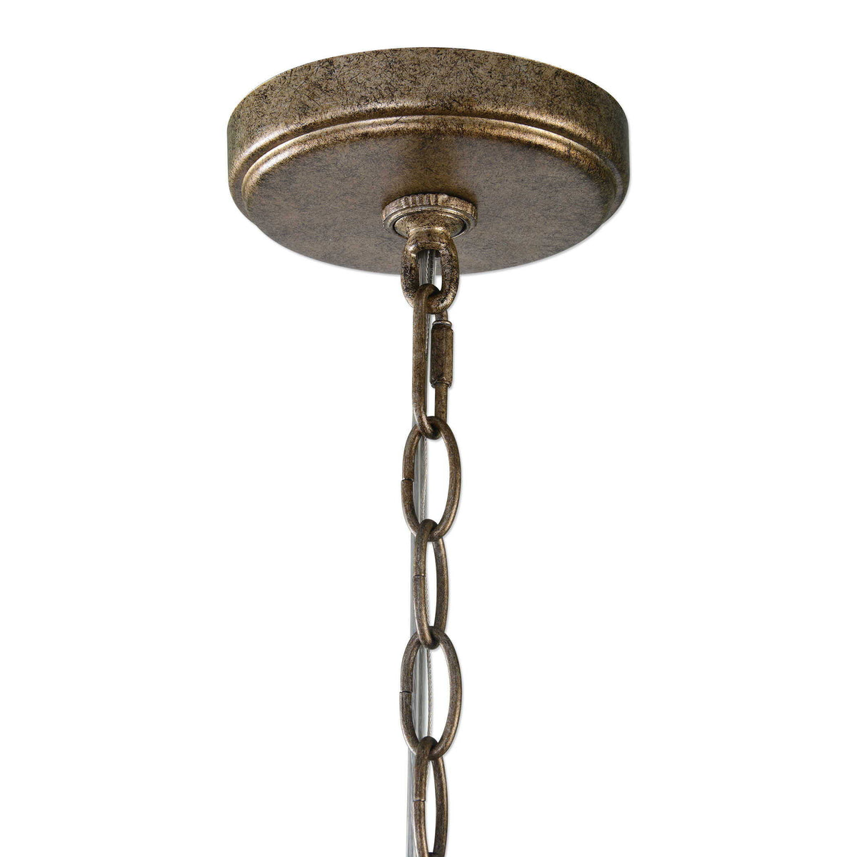 Valka 6 Light Crystal Chandelier - Light Brown / Silver by Uttermost - View 3
