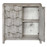 Catori Console Cabinet Smoked Ivory - Light Gray by Uttermost - View 6