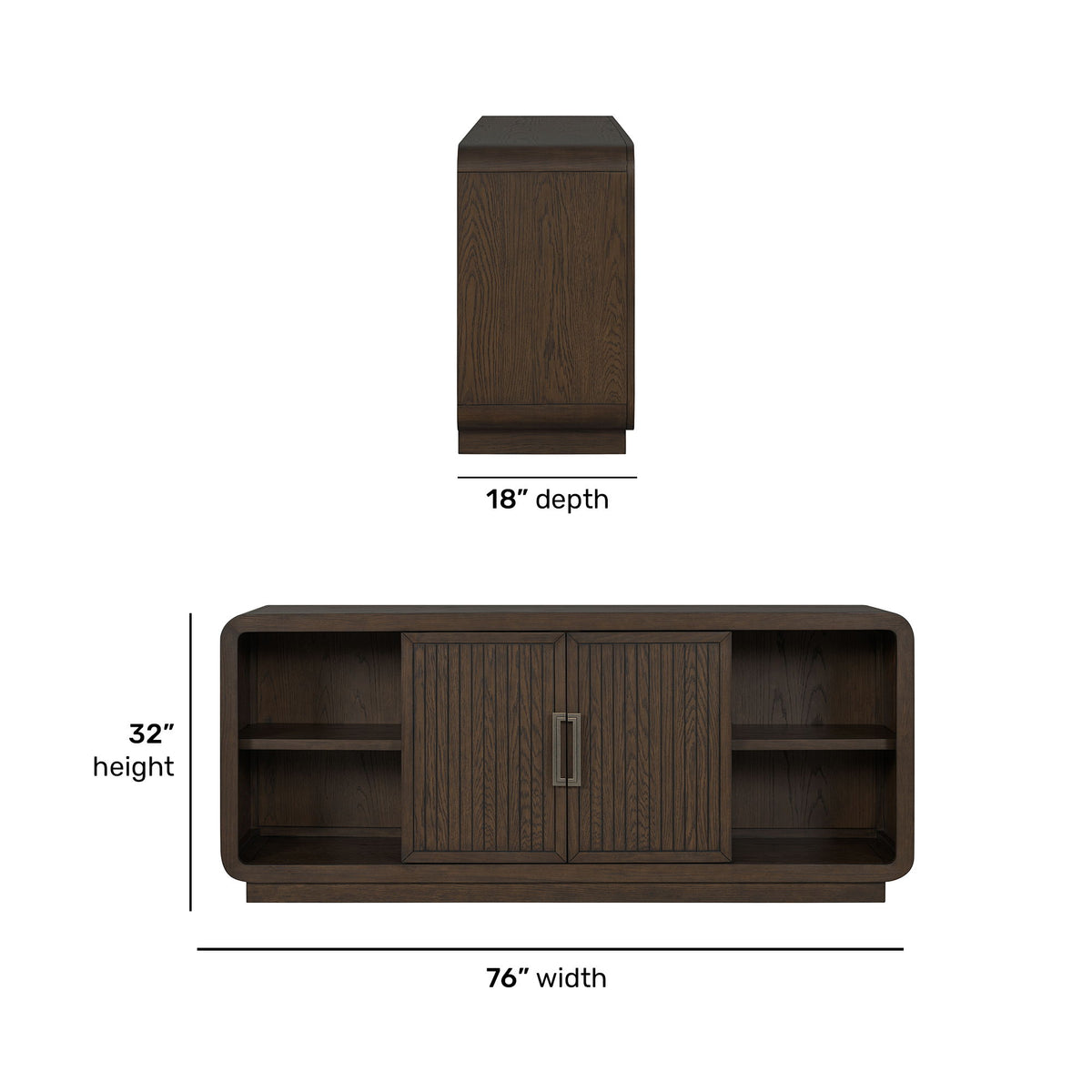 Athens Entertainment Base - Dark Brown | Flexsteel