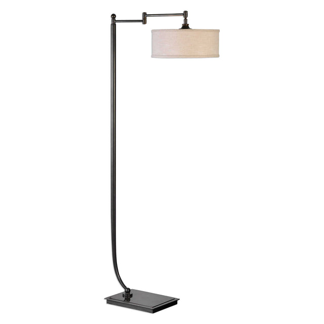 Lamine Floor Lamp Dark Bronze - Bronze / Beige by Uttermost - View 1