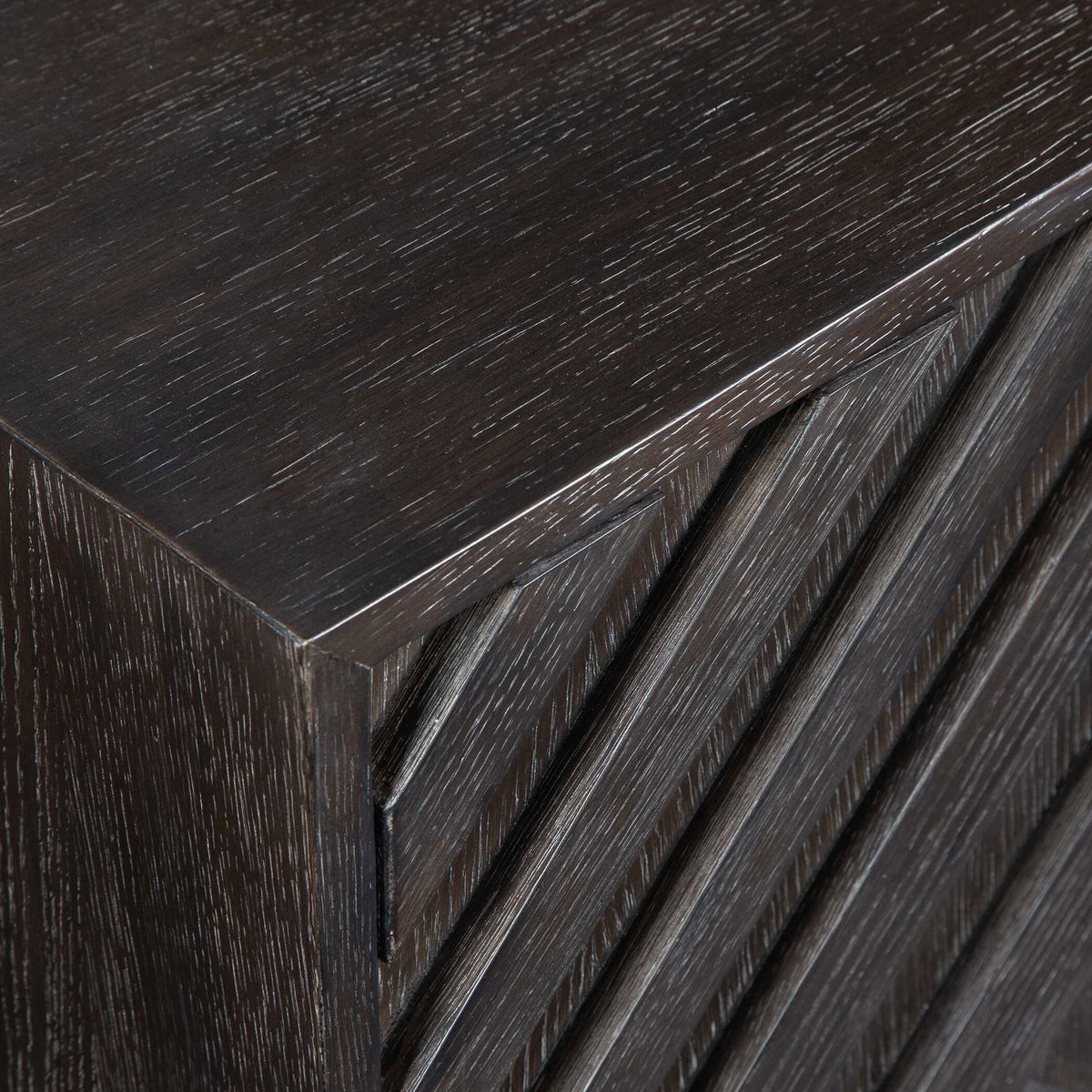 Faulkner 4 Door Cabinet - Black by Uttermost - View 5