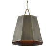 Granada 1 Light Hexagon Pendant - Dark Gray by Uttermost - View 1