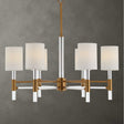Welkin 6 Light Modern Chandelier - Gold by Uttermost - View 1
