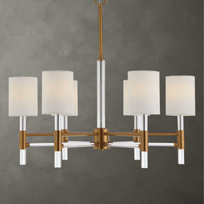 Welkin 6 Light Modern Chandelier - Gold by Uttermost - View 1