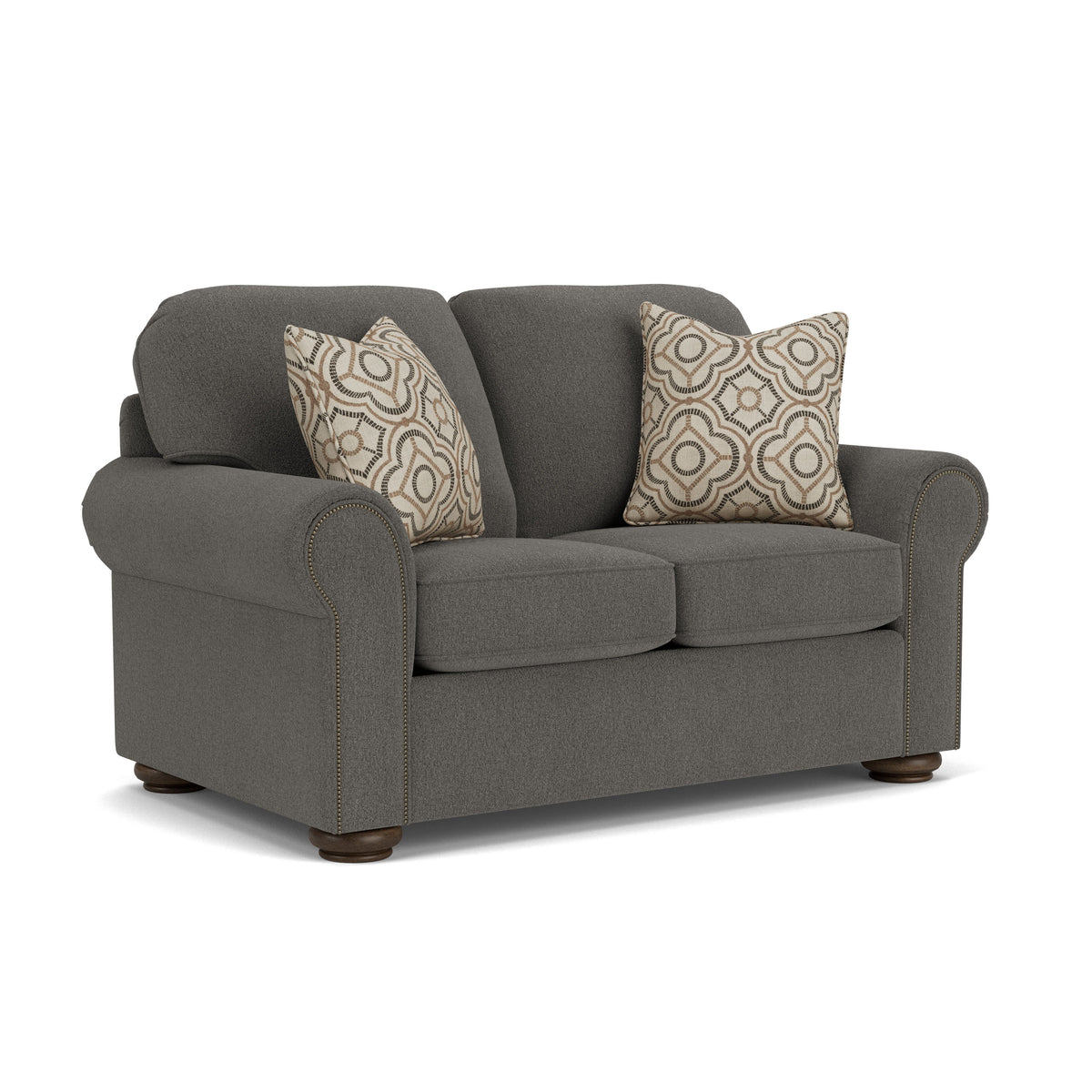 Preston Fabric Loveseat With Nailhead Trim | Flexsteel