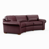 Vail Leather Conversation Sofa | Flexsteel