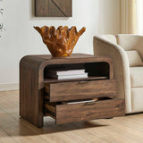 Decatur Side Table Woodtone - Dark Brown by Uttermost - View 6