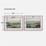Warm Valley Framed Prints (Set of 2) - Light Brown by Uttermost - View 8