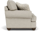 Patterson Fabric Chair, Nailhead Trim | Flexsteel