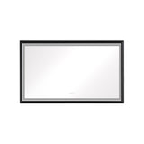 60in. W x 36in. H Oversized Rectangular Black Framed LED Mirror Anti - Fog Dimmable Wall Mount Bathroom Vanity Mirror Wall Mirror Kit For Gym And Dance Studio 36X 60 - W1272103522 - image - 17