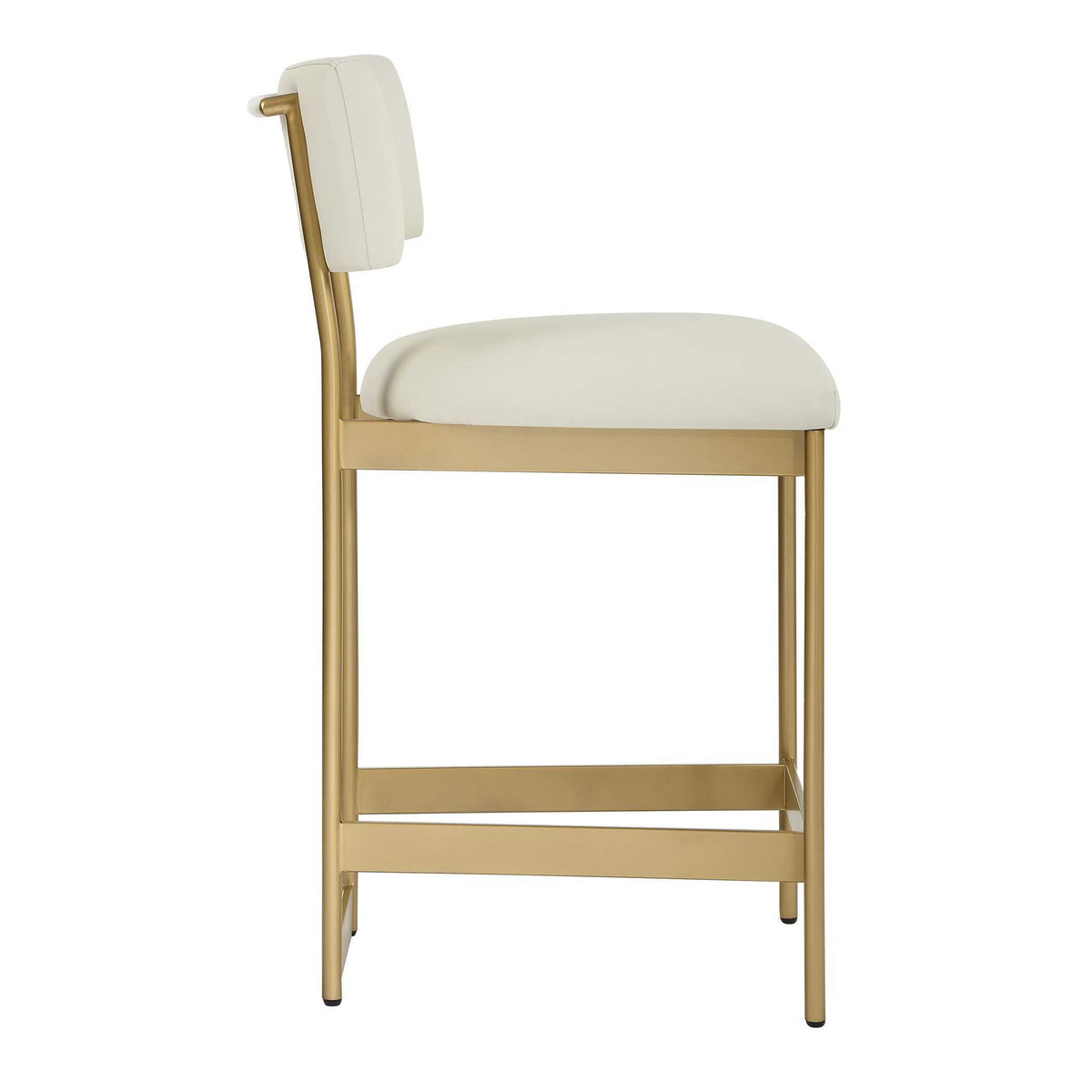 Apsley Counter Stool - Gold / White by Uttermost - View 5