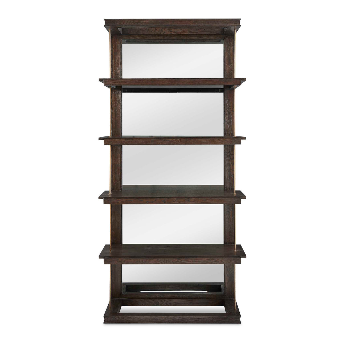 Kai Etagere Dark Walnut - Dark Brown by Uttermost - View 1