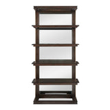 Kai Etagere Dark Walnut - Dark Brown by Uttermost - View 1