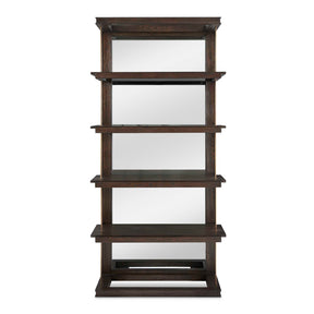 Kai Etagere Dark Walnut - Dark Brown by Uttermost - View 1