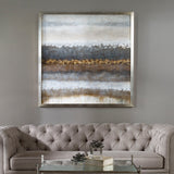 Layers Landscape Art - Silver / Light Brown by Uttermost - View 4