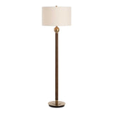 Keros Floor Lamp Dark Oak - Dark Brown by Uttermost - View 1
