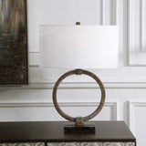 Relic Table Lamp Aged Gold - Light Brown / Silver by Uttermost - View 2