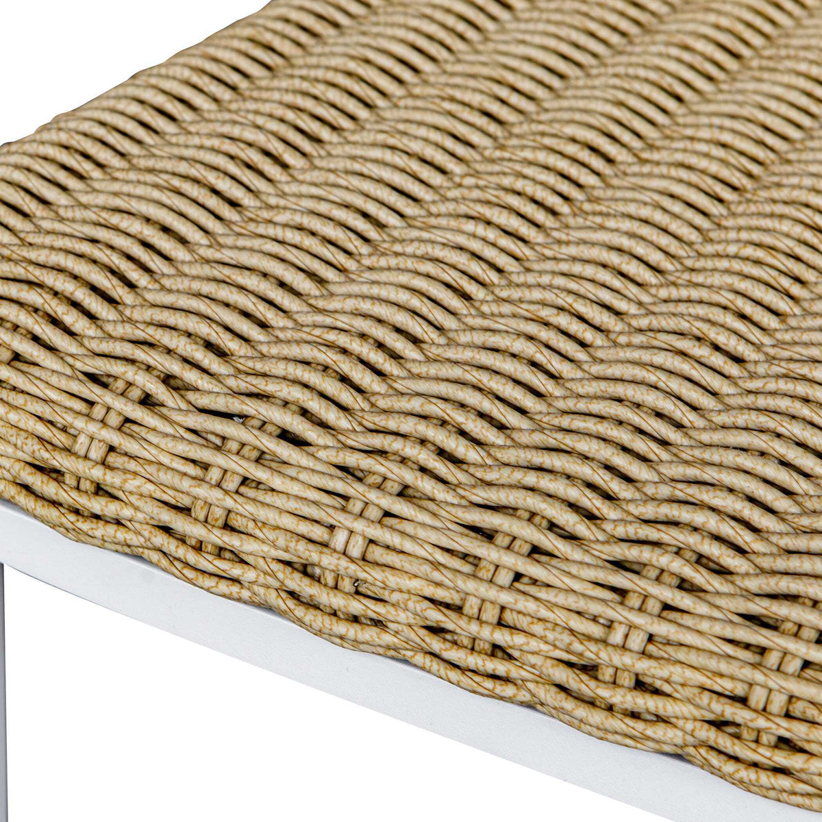 Calbas Outdoor Bar Stool White / Woodtone - White / Light Brown by Uttermost - View 10