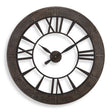 Ronan Wall Clock - Dark Brown by Uttermost - View 1