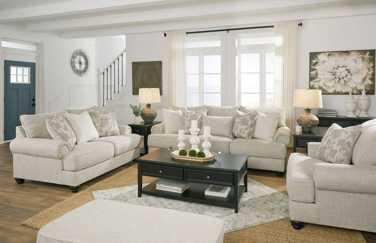 Asanti - Fog - 4 Pc. - Sofa, Loveseat, Chair And A Half, Ottoman | Ashley - 13201/38/35/23/14 - Home Elegance USA - 1