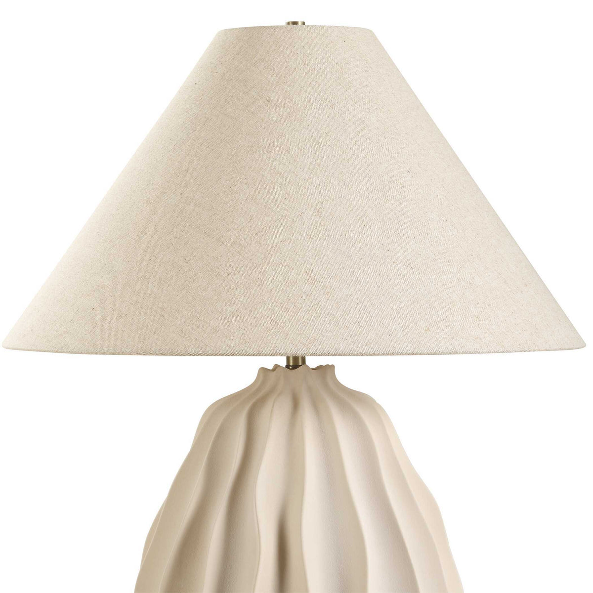 Javary Table Lamp - Beige by Uttermost - View 5
