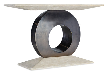 Modern Mood Accent Console - Beige / Black by Hooker Furniture - View 1