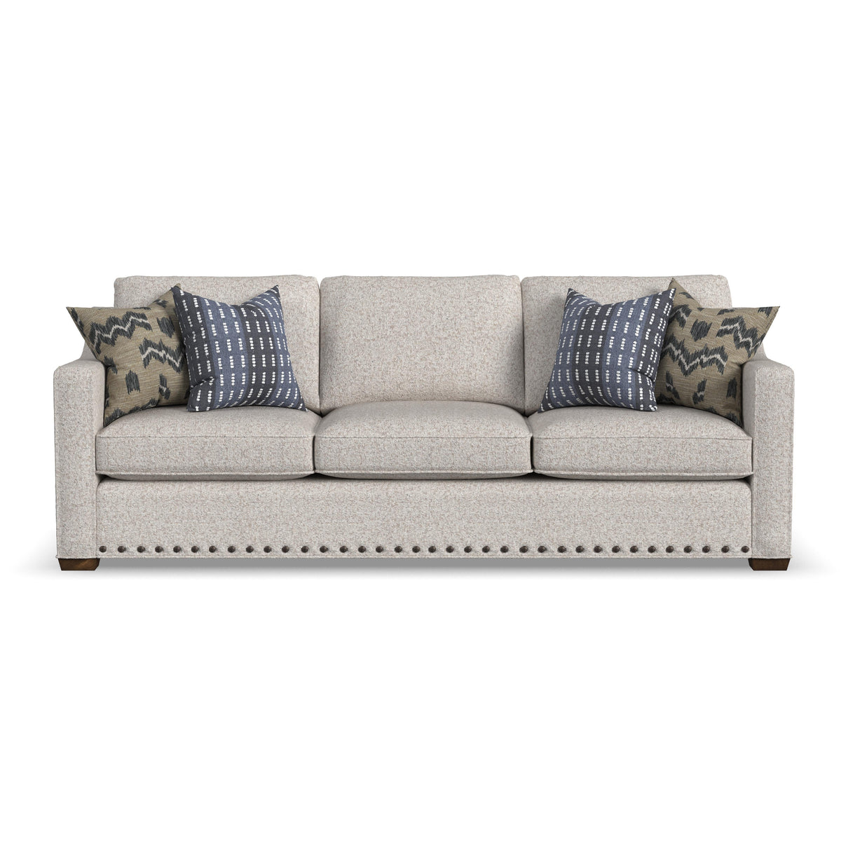 Milo Fabric Sofa With Nailhead Trim | Flexsteel