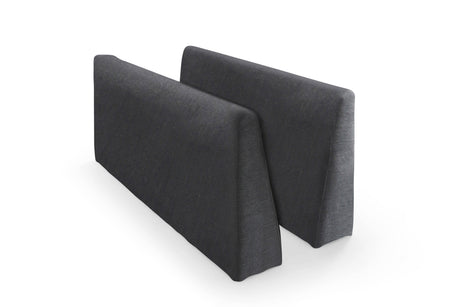 Modern Sectional Sofa,L-Shape Linen Fabric Corner Couch Set with Convertible Ottoman for Living Room, Apartment, Office,Grey,3 Colors - sold by Home Elegance USA