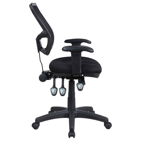 Office Chair - Rollo Adjustable Height Office Chair Black