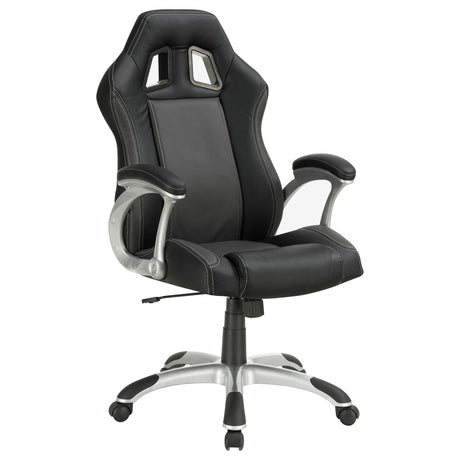 Office Chair - Roger Adjustable Height Office Chair Black and Grey