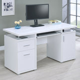 Computer Desk - Tracy 2-drawer Computer Desk White