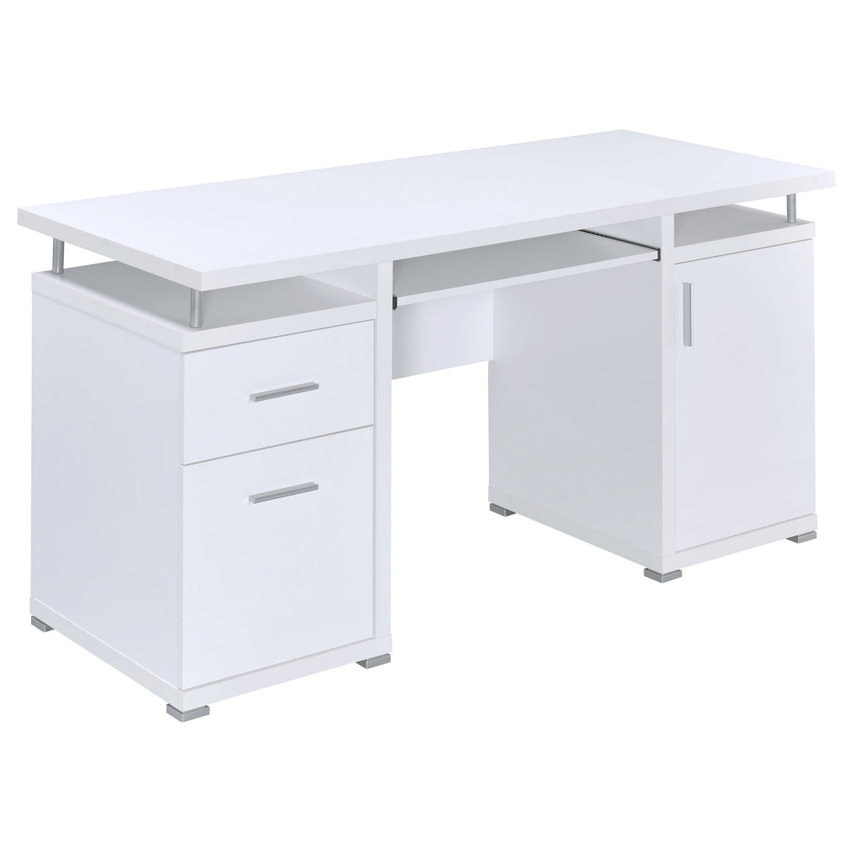 Computer Desk - Tracy 2-drawer Computer Desk White