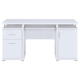 Computer Desk - Tracy 2-drawer Computer Desk White