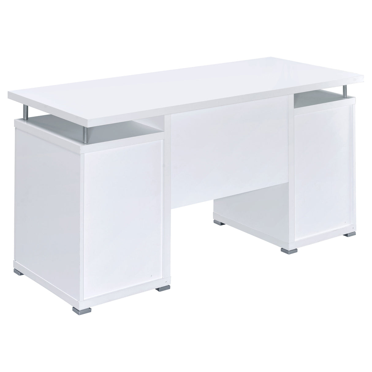 Computer Desk - Tracy 2-drawer Computer Desk White