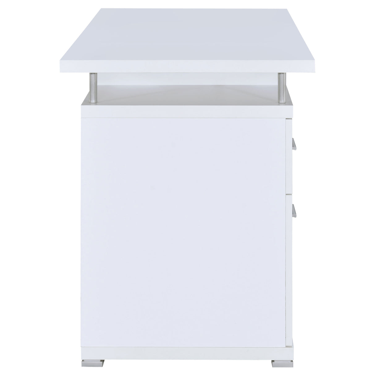 Computer Desk - Tracy 2-drawer Computer Desk White