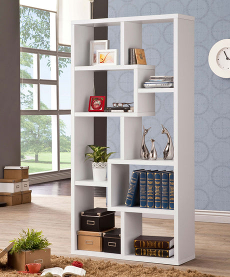 Bookcase - Theo 10-shelf Bookcase White