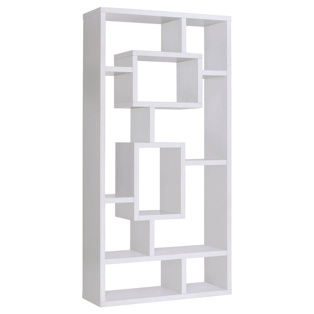 Bookcase - Howie 10-shelf Bookcase White