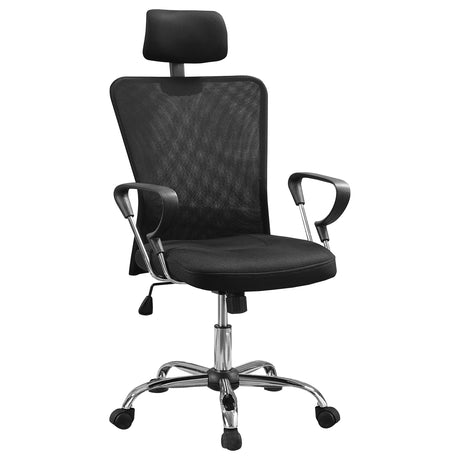 Office Chair - Stark Mesh Back Office Chair Black and Chrome